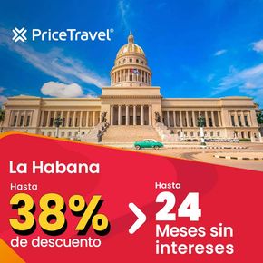 Catálogo Price Travel en Cuauhtémoc (CDMX) | La Habana - 38% de descuento | 15/5/2024 - 23/5/2024
