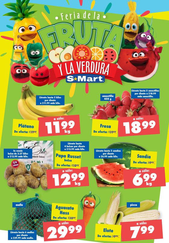 Catálogo S-Mart en Chihuahua | Feria de la fruta y la verdura | 15/5/2024 - 16/5/2024