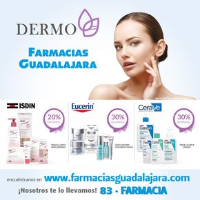 Ofertas de Farmacias y Salud en Ciudad Morelos (Cuervos) | Folleto Dermo de Farmacias Guadalajara | 15/5/2024 - 31/5/2024