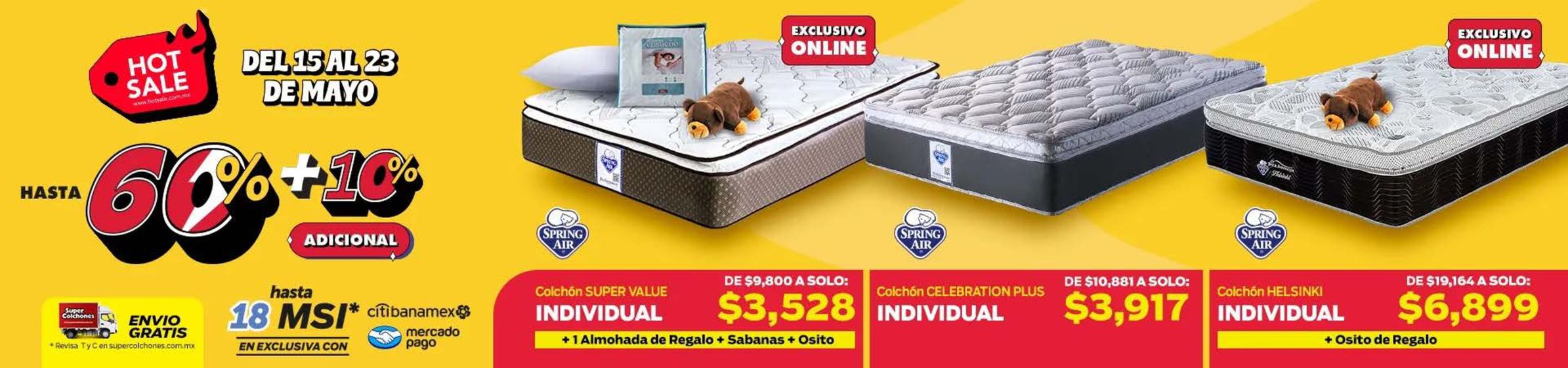 Catálogo Super Colchones en Ciudad Sabinas Hidalgo | Hasta 60% off | 15/5/2024 - 23/5/2024