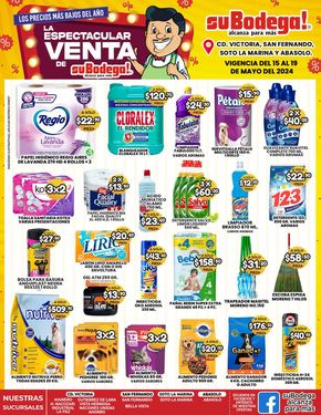 Ofertas de Supermercados en San Fernando (Tamaulipas) | La Espectacular venta de SuBodega | 16/5/2024 - 19/5/2024