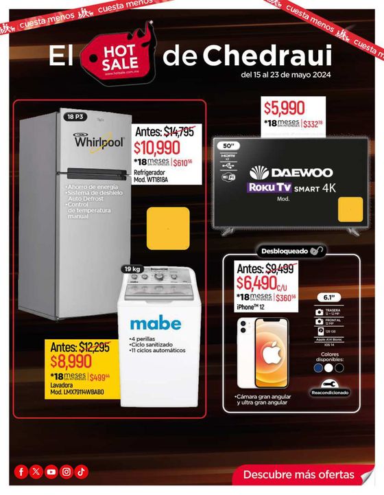 Catálogo Chedraui en León | El Hot Sale de Chedraui | 16/5/2024 - 23/5/2024