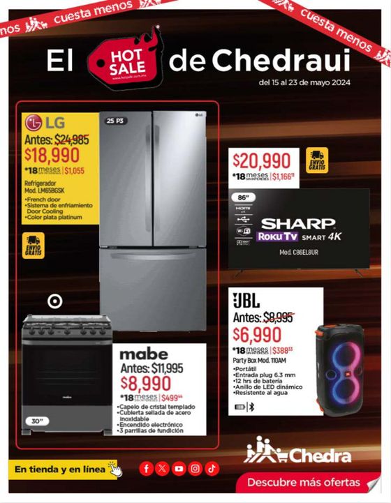 Catálogo Chedraui en Juriquilla | El Hot Sale de Chedraui | 16/5/2024 - 23/5/2024