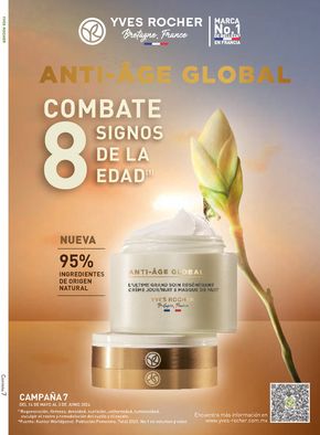 Catálogo Yves Rocher en Gustavo A Madero | Anti-Áge Global - C07 | 17/5/2024 - 3/6/2024