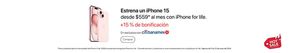 Ofertas de Electrónica en Culiacán Rosales | Hot Sale - Estrena un iPhone 15 de MacStore | 17/5/2024 - 23/5/2024