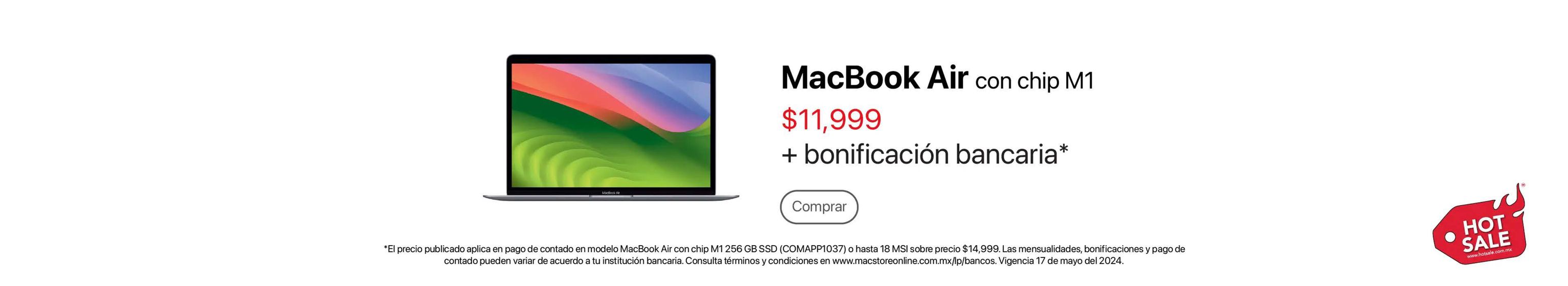 Catálogo MacStore en Guadalajara | Hot Sale - MacBook Air  | 17/5/2024 - 23/5/2024