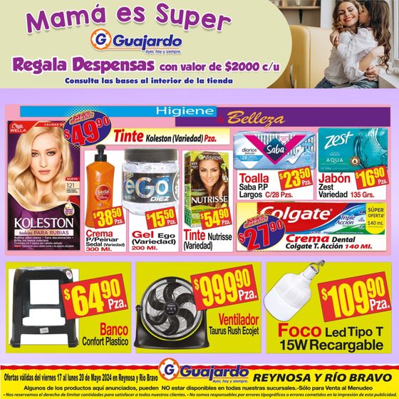 Catálogo Guajardo | Mamá es super | 17/5/2024 - 20/5/2024