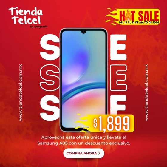 Catálogo Telcel en Santiago de Querétaro | Telcel - Hot Sale | 17/5/2024 - 23/5/2024