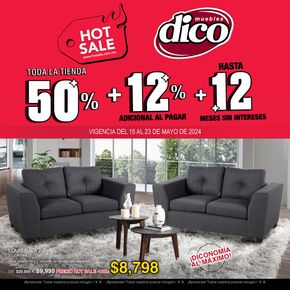 Catálogo Muebles Dico en San Bernardino Tlaxcalancingo | Hot Sale | 20/5/2024 - 23/5/2024