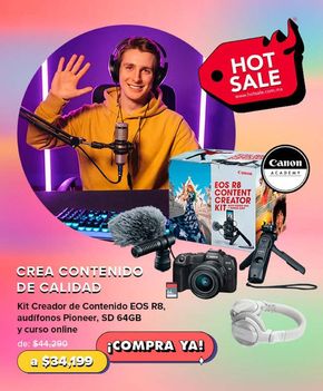 Ofertas de Electrónica en Álvaro Obregón (CDMX) | Canon - Hot Sale de Canon | 20/5/2024 - 23/5/2024
