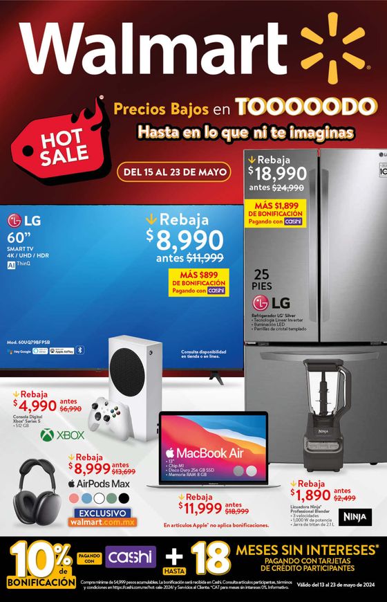 Catálogo Walmart Express en Santiago de Querétaro | Walmart Express - Hot Sale | 20/5/2024 - 23/5/2024
