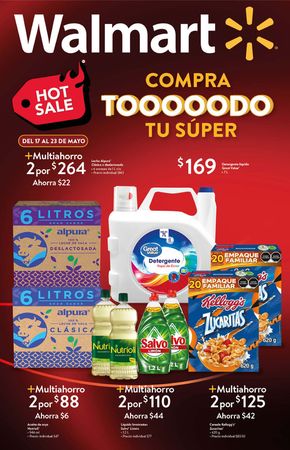 Ofertas de Supermercados en Gustavo A Madero | Walmart Hot Sale - Abarrotes de Walmart | 20/5/2024 - 23/5/2024