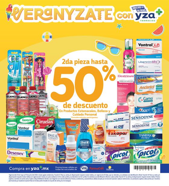 Catálogo Farmacias YZA en Seyé | Veranyzate con YZA | 23/5/2024 - 19/6/2024