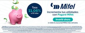 Catálogo Banca Mifel en Miguel Hidalgo | Tasa 11.05% en 90 dias | 22/5/2024 - 31/5/2024