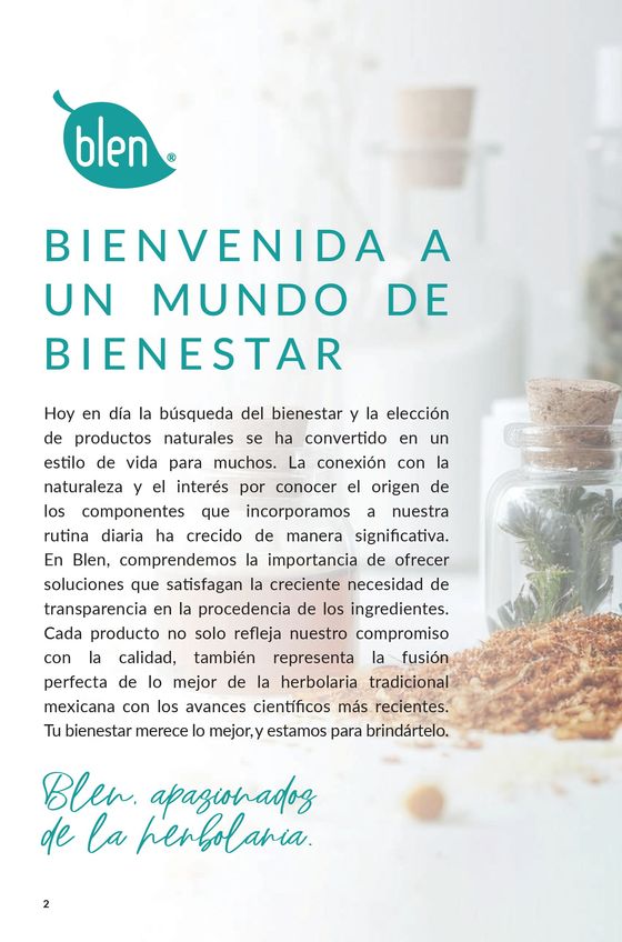 Catálogo Blen | El mundo de herbolaria en tus manos | 22/5/2024 - 17/8/2024