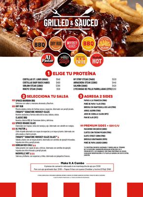 Catálogo Fridays en Tijuana | Menú - Grilled & Sauced | 22/5/2024 - 31/8/2024