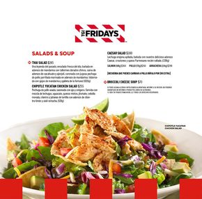 Catálogo Fridays en Tijuana | Menú - Salads & Soup | 22/5/2024 - 31/8/2024