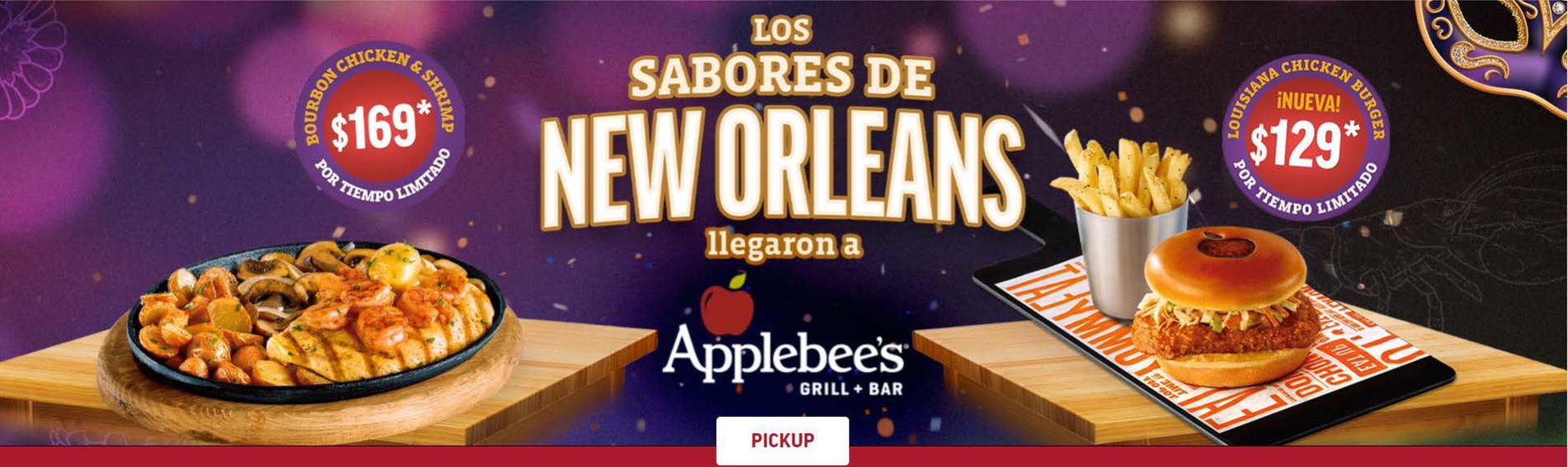 Catálogo Applebee's en Guanajuato | Los Sabores de New Orleans | 22/5/2024 - 31/8/2024