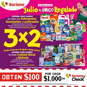 Ofertas de Supermercados en Chiautla | Julio Regalado Híper de Soriana Híper | 23/5/2024 - 29/5/2024