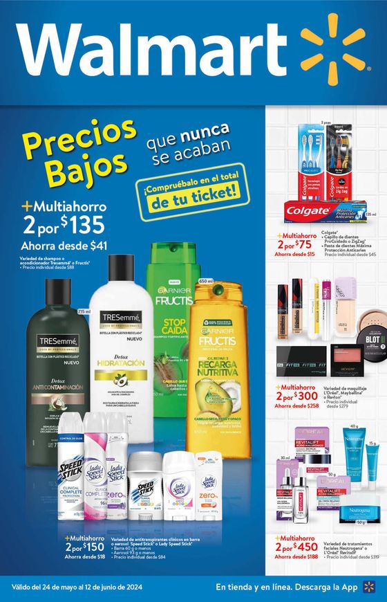 Catálogo Walmart en Heróica Puebla de Zaragoza | Walmart Súper - Precios Bajos | 24/5/2024 - 12/6/2024