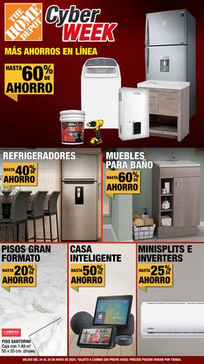Catálogo The Home Depot en San Nicolás (Querétaro) | The Home Depot Cyber Week  | 24/5/2024 - 29/5/2024