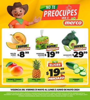 Ofertas de Supermercados en Jardines de la Silla | No te preocupes, ven a Merco de Merco | 31/5/2024 - 3/6/2024