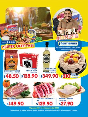 Ofertas de Supermercados en San Isidro (México) | Super Gutierrez - Con Papa todo es mejor! de Super Gutierrez | 10/6/2024 - 13/6/2024