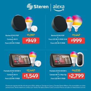 Ofertas de Electrónica en Colorines | Steren - Alexa de Steren | 10/6/2024 - 30/6/2024