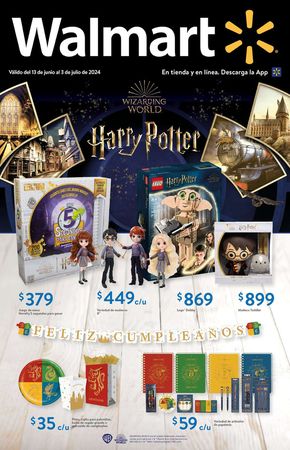 Catálogo Walmart en Zapopan | Harry Potter | 13/6/2024 - 3/7/2024
