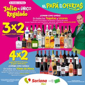 Ofertas de Supermercados en Venustiano Carranza | Julio Regalado Híper Nacional de Soriana Híper | 13/6/2024 - 19/6/2024