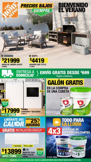 Catálogo The Home Depot en San Jerónimo (Zacatecas) | Bienvenido el Verano | 20/6/2024 - 17/7/2024