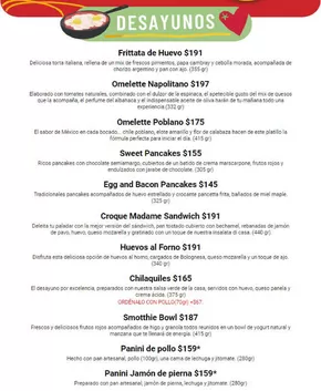 Ofertas de Restaurantes en Tlalnepantla | Menú de Vapiano | 24/6/2024 - 31/12/2024