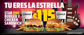 Ofertas de Restaurantes en Xalapa-Enríquez | Tu eres la estrella de Carl's Jr | 24/6/2024 - 31/8/2024