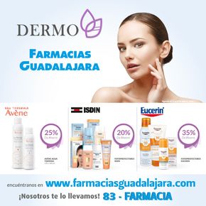 Ofertas de Farmacias y Salud en Colonia Guadalupe Victoria | Folleto Dermo de Farmacias Guadalajara | 1/7/2024 - 31/7/2024