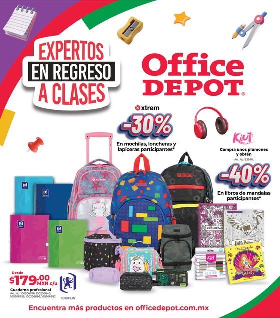 Catálogo Office Depot en Ciudad de México | Office Depot - Expertos en regreso a clases | 2/7/2024 - 31/7/2024