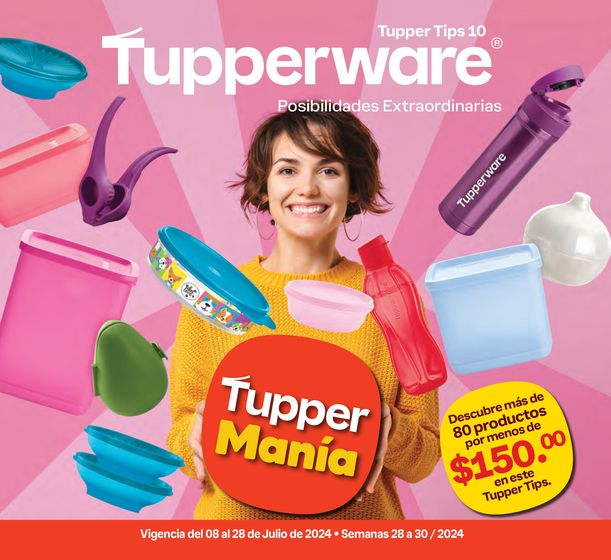Catálogo Tupperware en Toluca de Lerdo | Tupper Tips 10 | 10/7/2024 - 28/7/2024