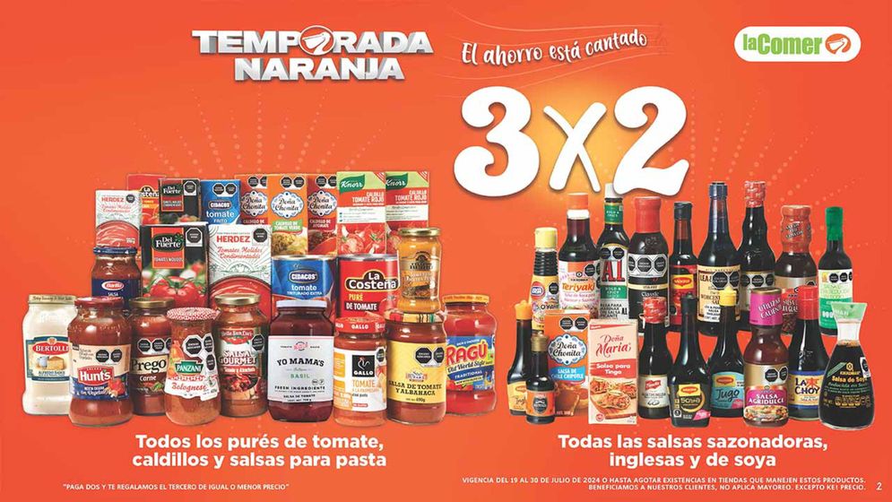 Catálogo La Comer en Heróica Puebla de Zaragoza | Temporada Naranja | 19/7/2024 - 30/7/2024