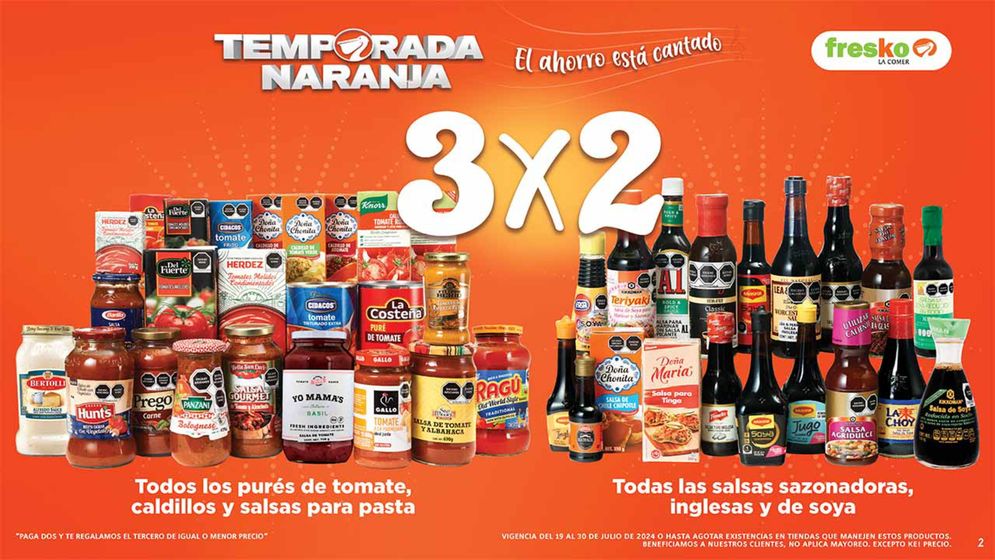 Catálogo Fresko en Naucalpan (México) | Temporada Naranja | 19/7/2024 - 30/7/2024