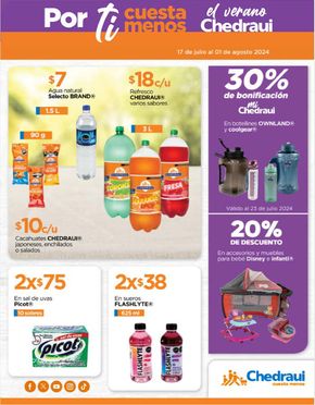 Ofertas de Supermercados en Acayucan | Por ti cuesta menos el Verano de Chedraui | 18/7/2024 - 1/8/2024