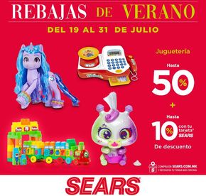 Catálogo Sears en Mérida | Rebajas de Verano - Jugueteria | 22/7/2024 - 31/7/2024