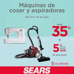 Catálogo Sears | Máquinas de coser y aspiradoras | 22/7/2024 - 31/7/2024