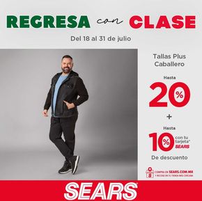 Catálogo Sears en Zapopan | Regresa con Clase | 22/7/2024 - 31/7/2024
