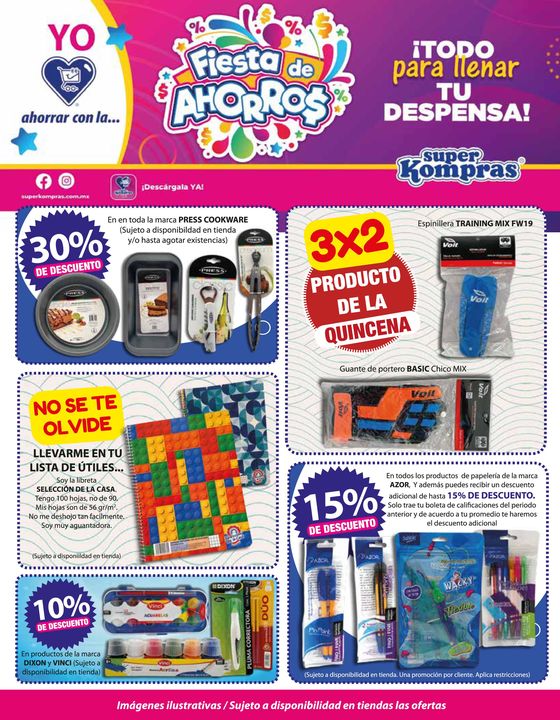 Catálogo Super kompras en Toluca de Lerdo | Fiesta de Ahorros | 24/7/2024 - 1/8/2024