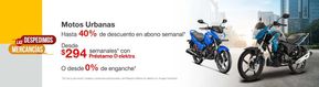 Ofertas de Hogar en Arriaga | Despedimos las mercancías - Motos Urbanas de Elektra | 23/7/2024 - 28/7/2024