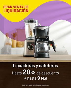 Ofertas de Tiendas Departamentales en Toluca de Lerdo | Gran venta de liquidación - Licuadoras y cafeteras de Suburbia | 23/7/2024 - 28/7/2024