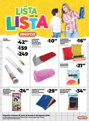 Catálogo Merco en Monclova | Merco - Lista con tu Lista | 26/7/2024 - 8/8/2024