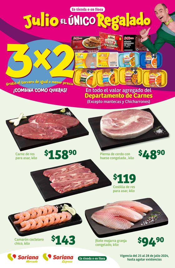 Catálogo Soriana Mercado en Zapopan | Fin de Semana Mercado | 26/7/2024 - 28/7/2024