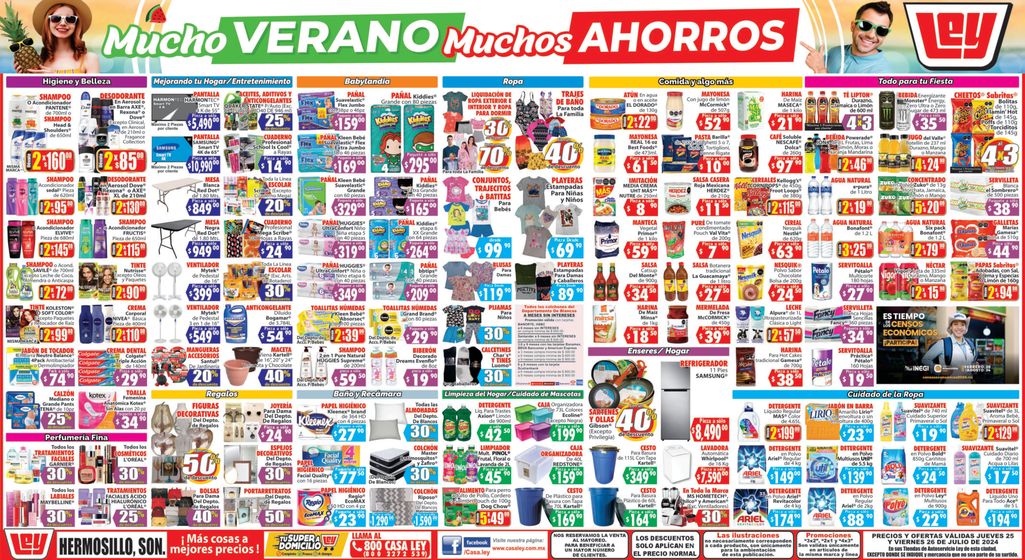 Catálogo Casa Ley en Hermosillo | Mucho Verano, Muchos Ahorros | 26/7/2024 - 26/7/2024