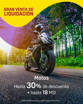 Ofertas de Tiendas Departamentales en El Pueblito | Gran venta de liquidación - Motos de Suburbia | 26/7/2024 - 4/8/2024