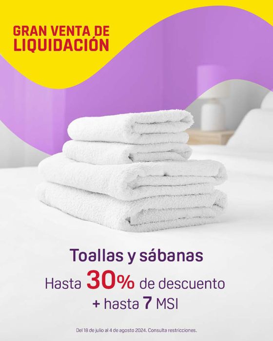 Catálogo Suburbia en Guadalupe (Nuevo León) | Gran venta de liquidación - Toallas y Sábanas | 26/7/2024 - 4/8/2024